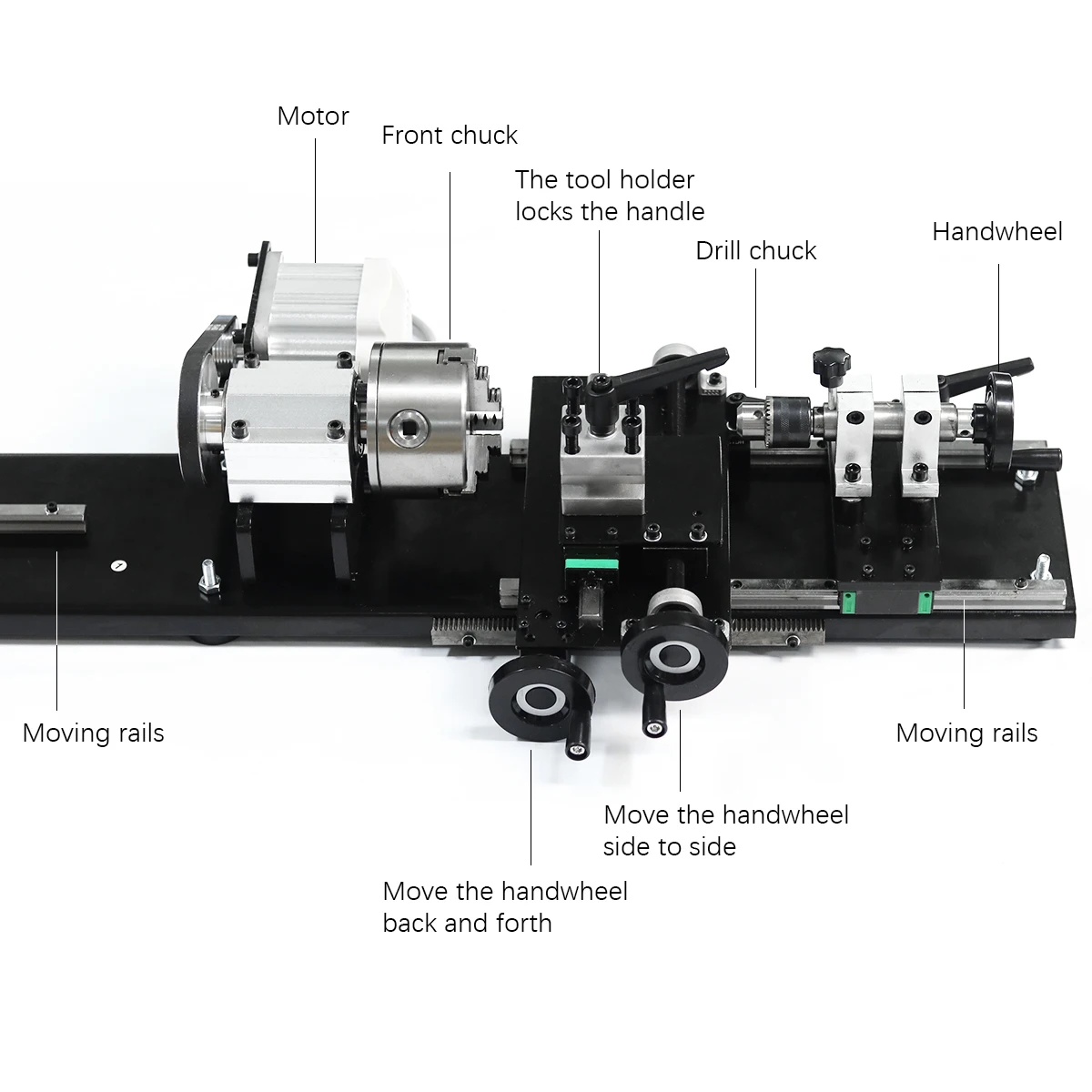 Billiard Lathe Machine Full Multi Function Tip Repairing Ferrule Changing Cue Straighten Machine Brushless Motor Billiard Halls