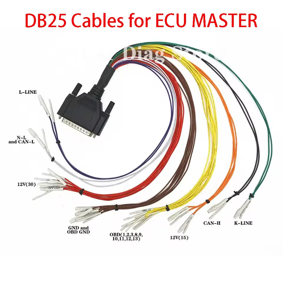 

DB25 Cables for ECU MASTER KEY PROGRAMMER CHIP TUNING CAS UCH BSI Car Key Code Programming Faults Diagnostic Tool ECU Repair