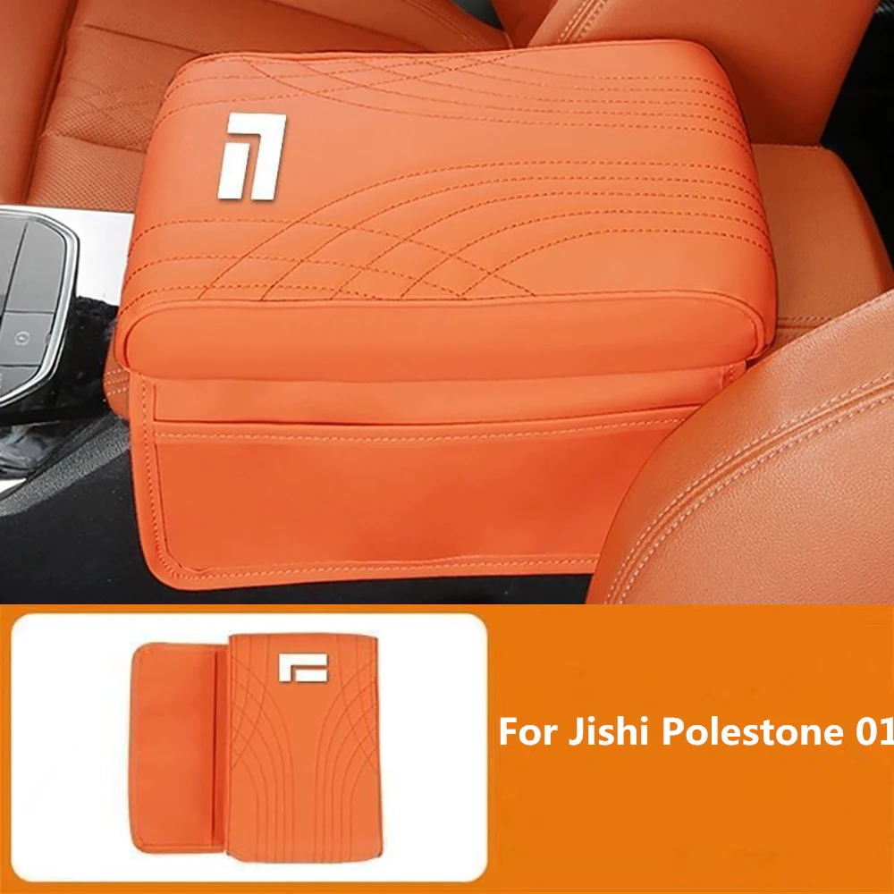 

Car Armrest Box Height Increase Pad Central Armrest Protection Kit Supplies Fit For BAIC Jishi Polestone 01 Rox 01 Accessories