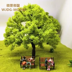 Creative hand-made architectural models 10-20cm The train scale model fake tree simulation toys sand table model scale design