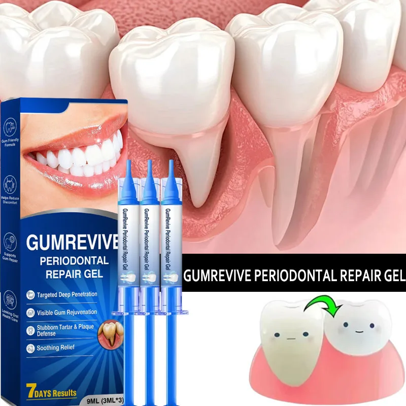 Gum Repair Care Gel Relieve Sore Gum Improve Gingival Damaged Inflammation Cleaning Teeth Stains Tartar Whitener Gum Protect Gel