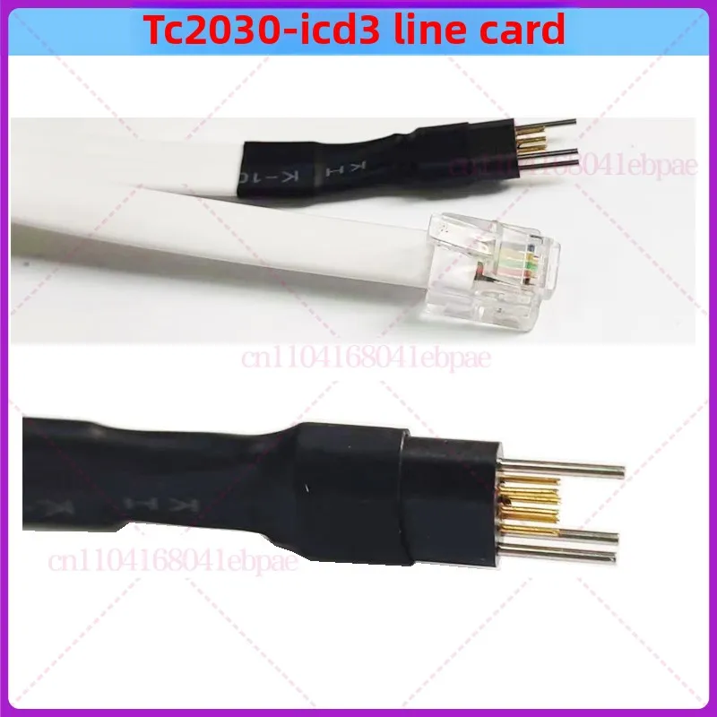 TC2030-MCP-NL Tag-Connect In-Circ Cable ICD3 In System Programming TC2030-IDC-NL-10 6-Pin Plug-of-Nails™ Spring-Pin Cable