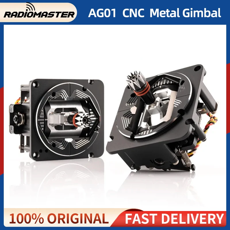 IN STOCK RadioMaster AG01 Full CNC Throttle/Centering Hall Metal Gimbal For TX16S/TX16S MKII MARK 2/Zerro Transmitter Radio