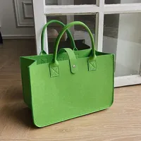 New Shopping Handbag Women's 2025 Handbag Large Capacity Open Fashion Felt Shopping Designer Tote Woven Bag Shop Online China