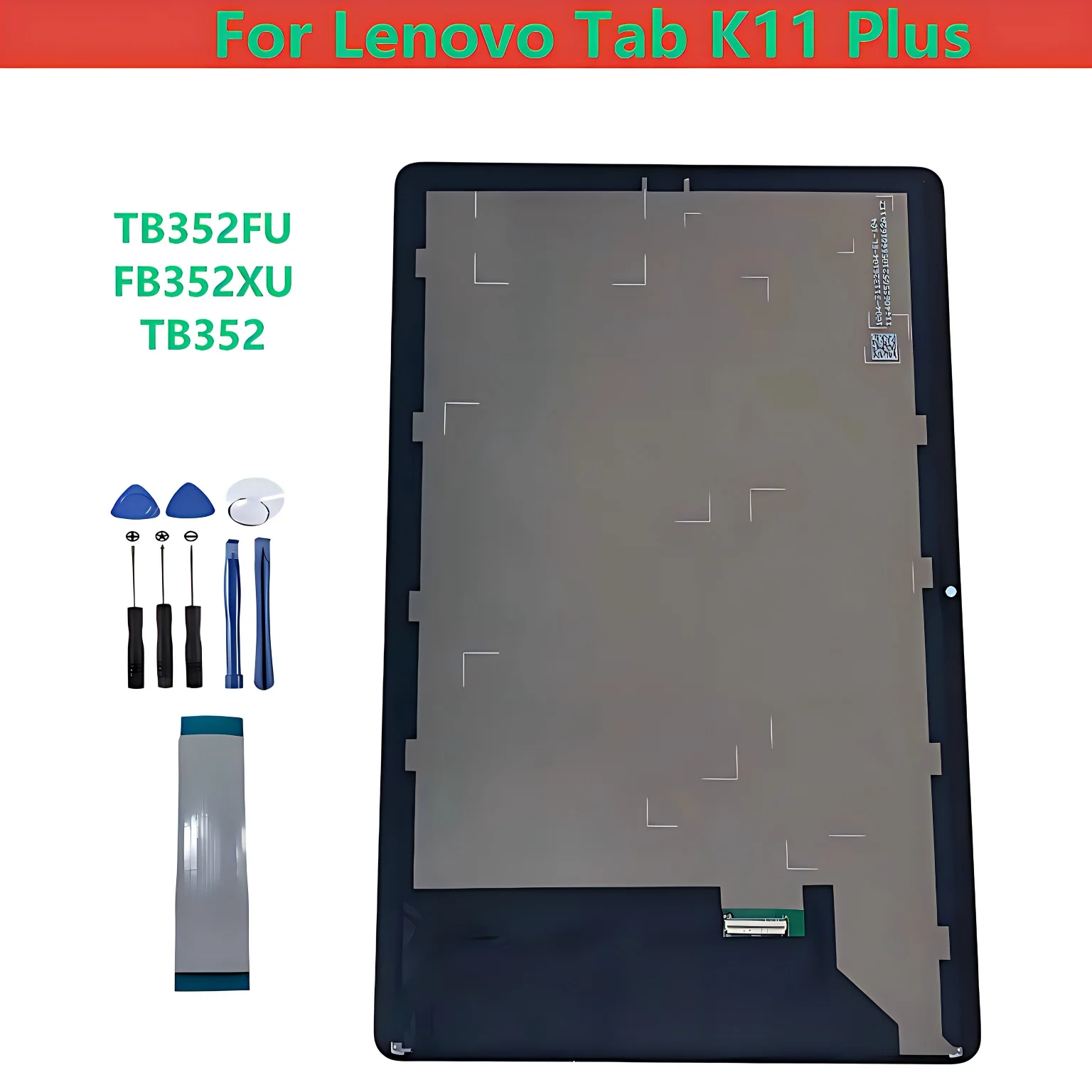 

Для Lenovo Tab K11 Plus TB352FU TB352XU TB352: Сменный модуль дисплея LCD с сенсорным экраном и дигитайзером