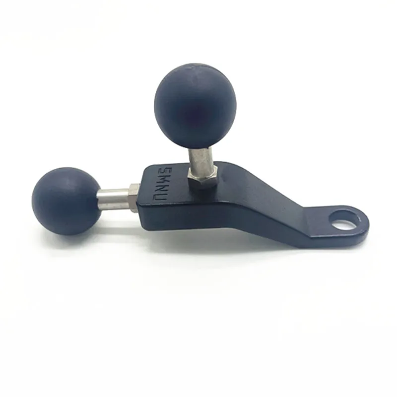 더블 볼 헤드 네비게이션 장착 브래킷, 램 브래킷, 휴대폰 브래킷용 백미러 베이스, 1 인치