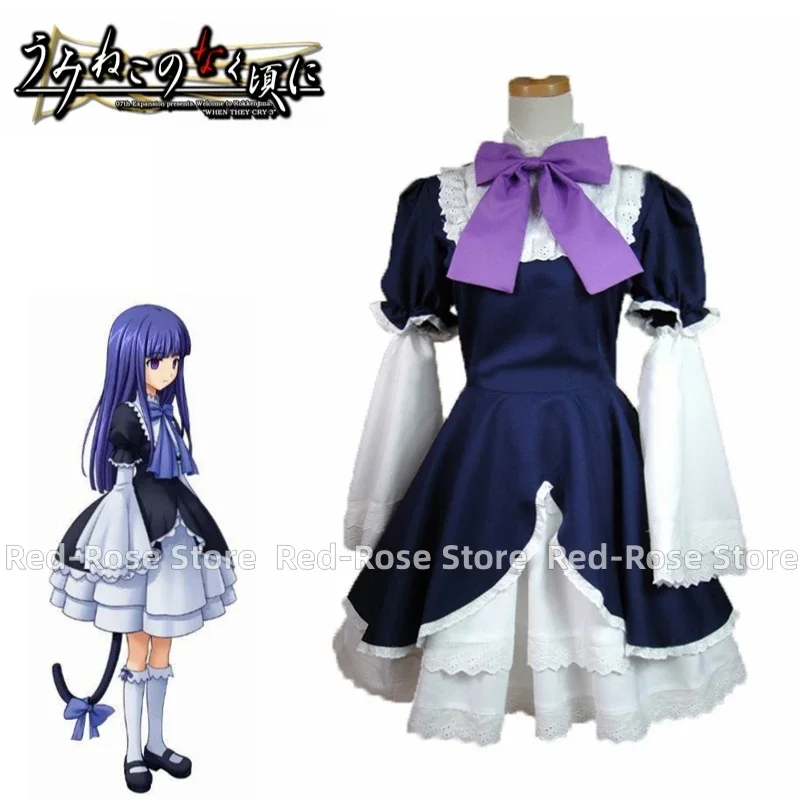 

Umineko no Naku Koro ni Bernkastel Cosplay Costume Custom Made 11