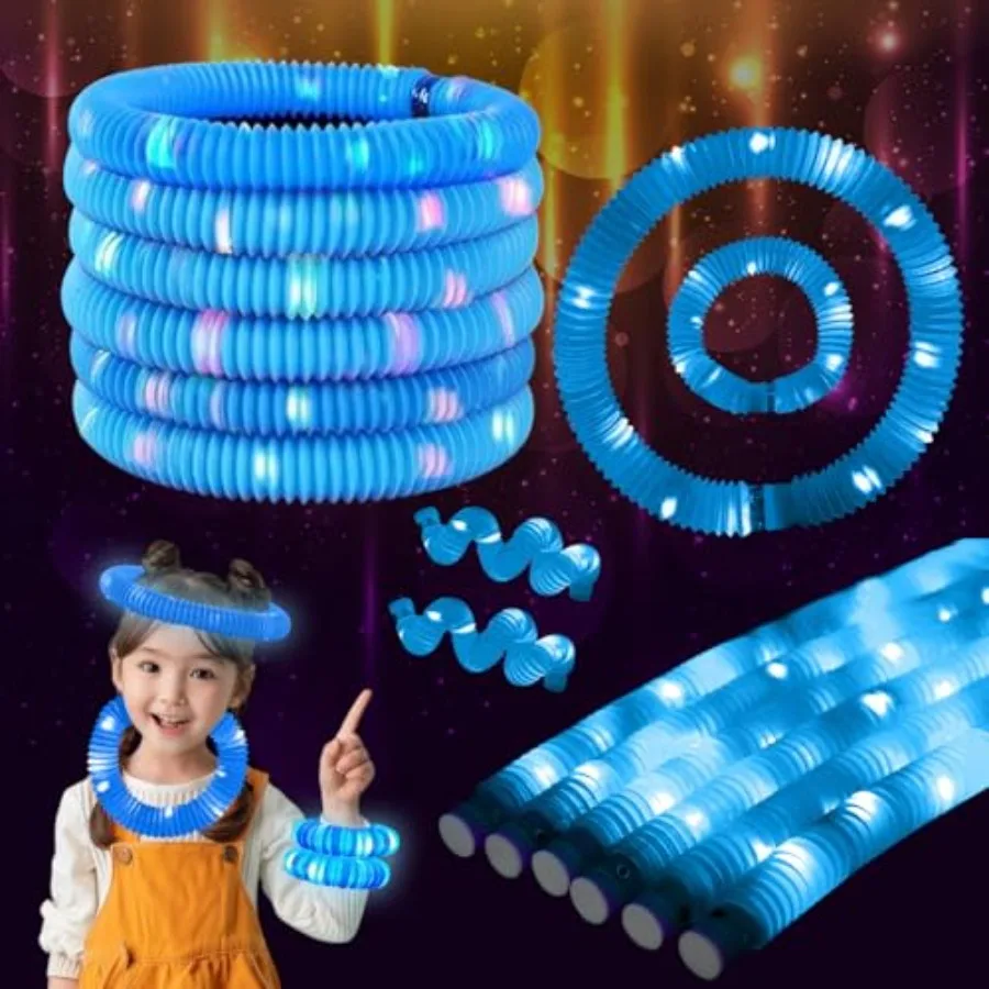 

PCS Glow Sticks Stocking Stuffers Party Favors-Glow in The Dark Party plies for and Adults, Perfect for Festivals, Birthday Par