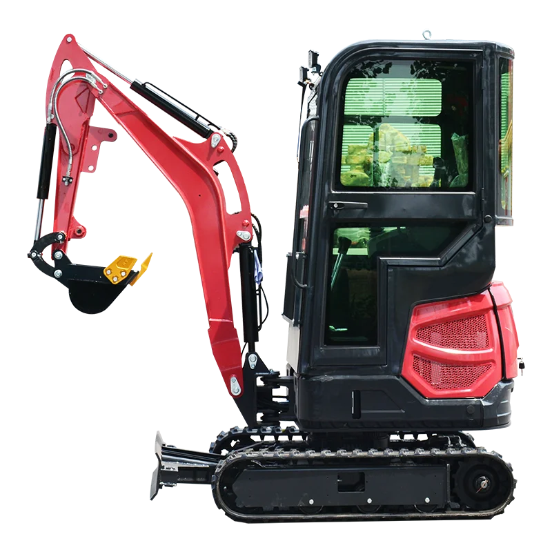 1.8 طن حفارة زاحفة صغيرة حفارة صغيرة محرك كوبوتا حفارة رائجة البيع للبيع