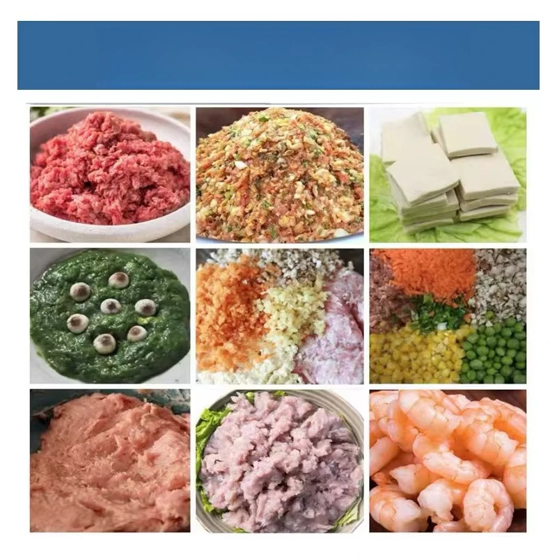 Hot Sale Vegetable Fruit Potato  Sausage Meat Bowl Cutter Mixer Machine/meat Chopper Cutting Stuffing Chopping Machine 125L