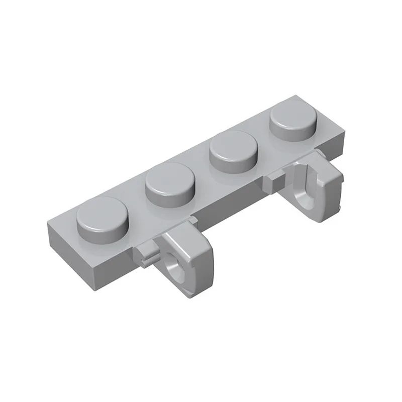 50PCS MOC 44568 51483 piastra cerniera 1x4 bloccaggio doppio 1 dito mattoni compatibili blocchi fai da te giocattolo particelle