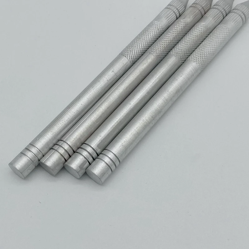 6-teiliges Set Metallgriff-Zugnadeln mit fester Schlaufe für Nano-Ring-Haarverlängerungen – Detail 1