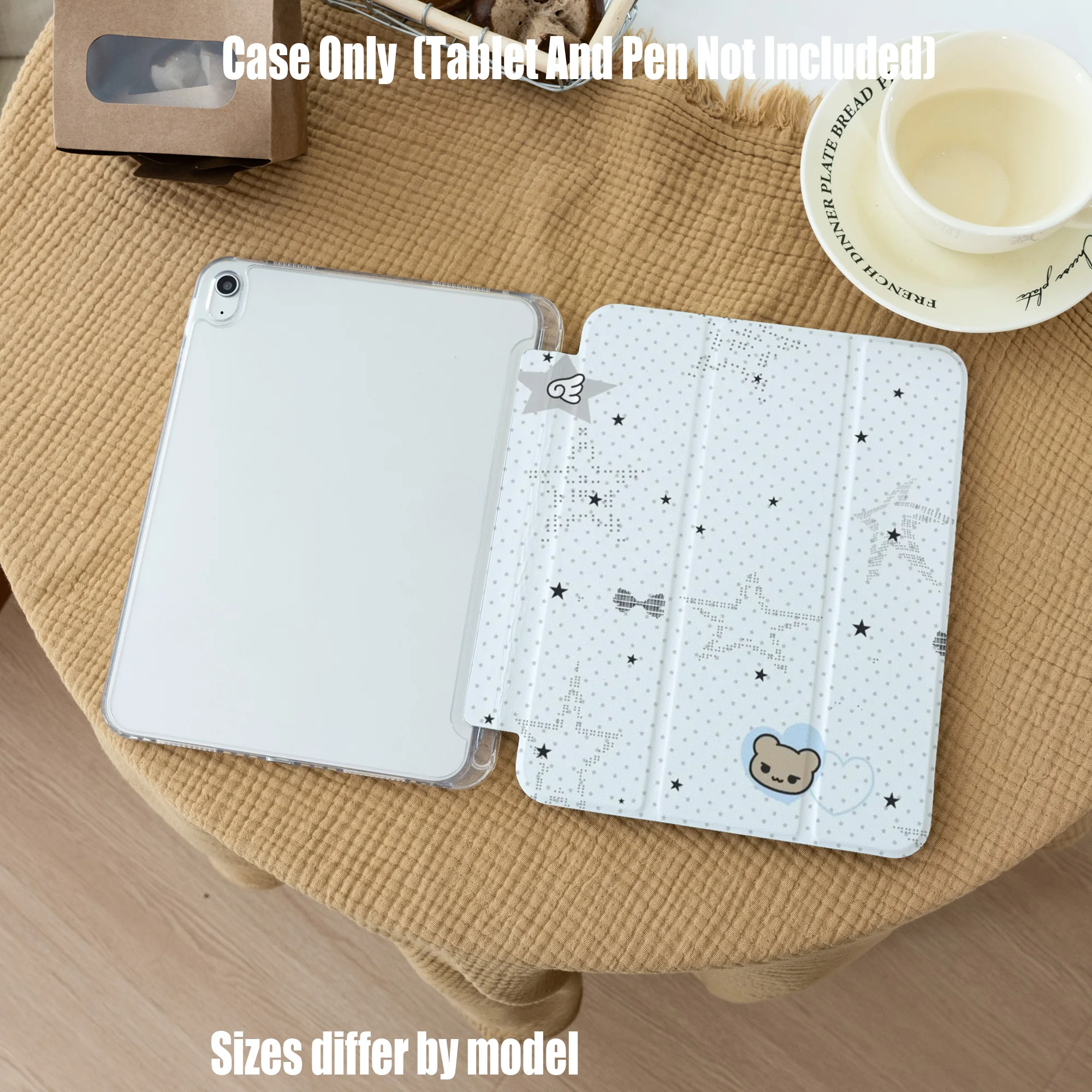 

Стильный чехол для Apple iPad 10.9, 10.2 дюйма, Air7 Pro 11, Mini, мягкий чехол с полной защитой и элегантными цветами, подходит для всех моделей iPad