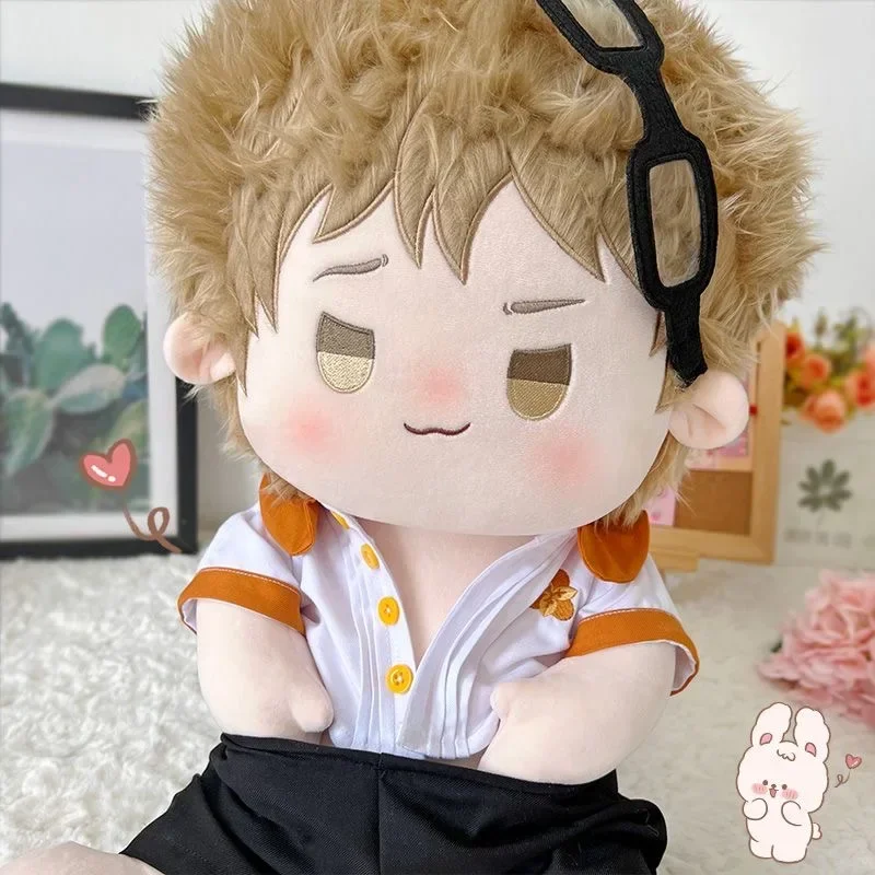 Role Kei Tsukishima Boy Anime Soft Plush Doll Body Cartoon Dress Up Stuffed Toy Sitting Posture Pillow Adorable Gift 40CM