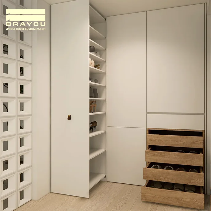 

Multifunctional Pull Out Wood Shoe Racks Cabinet Hanger Storage Organizer Custom Size Wholesale Free Design MOQ1