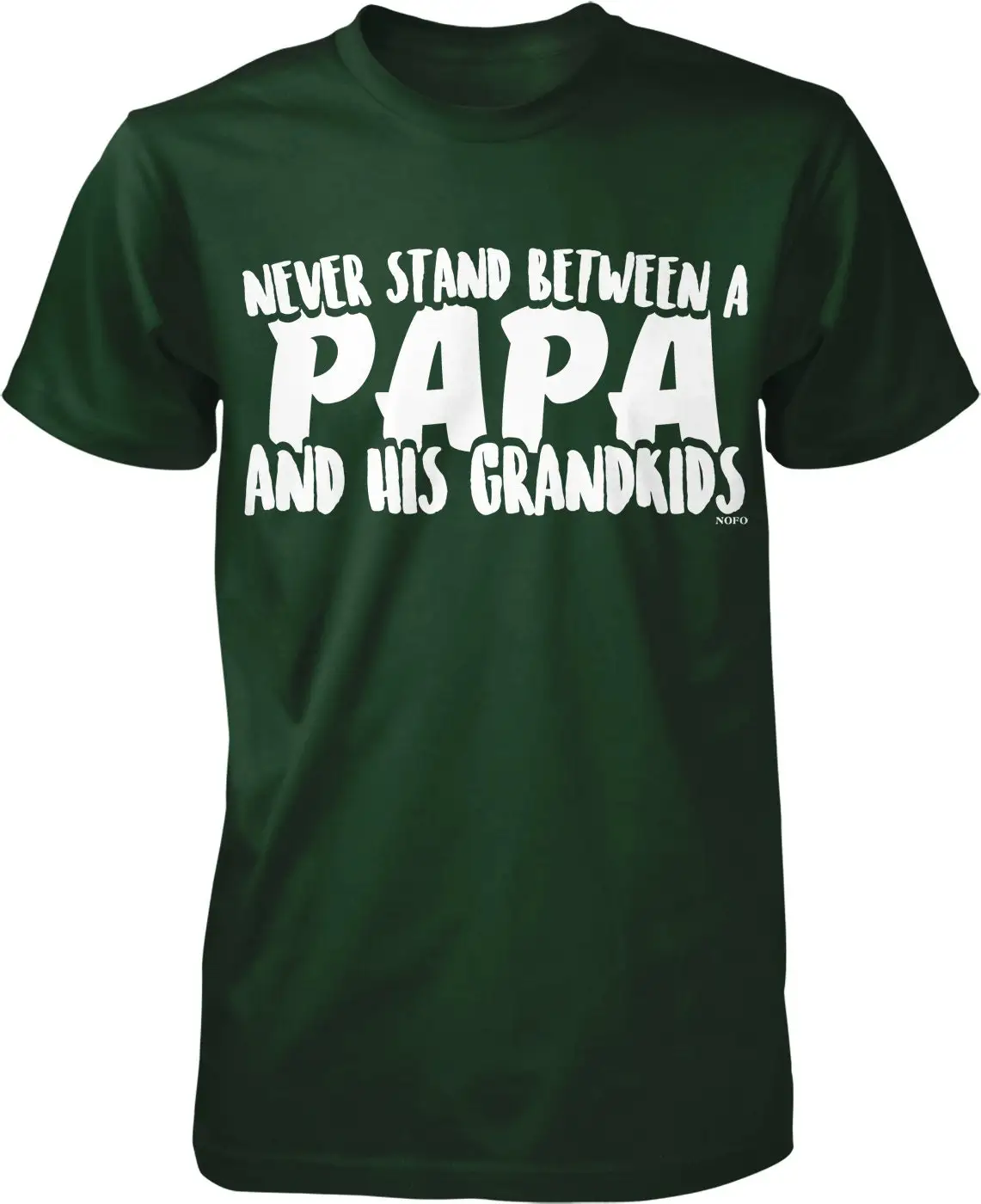 Never Stand Between a PAPA and His Grandkids Men's T shirt NOFO_00522