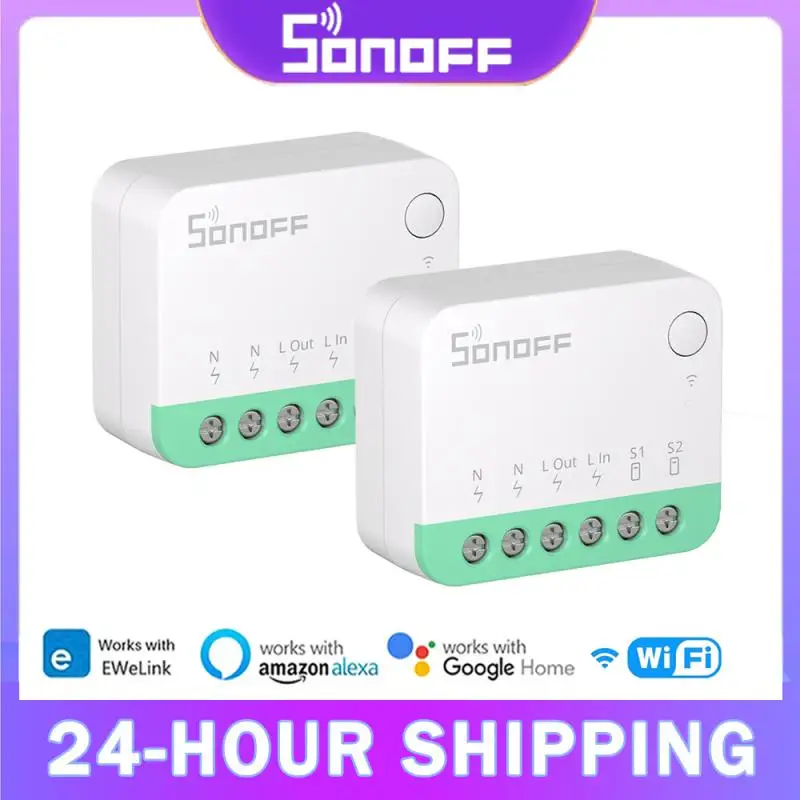 

SONOFF MINIR4M MINI Extreme WiFi Smart Home Switch Detach Relay Matter Voice Control Via EWeLink Alexa Google Home