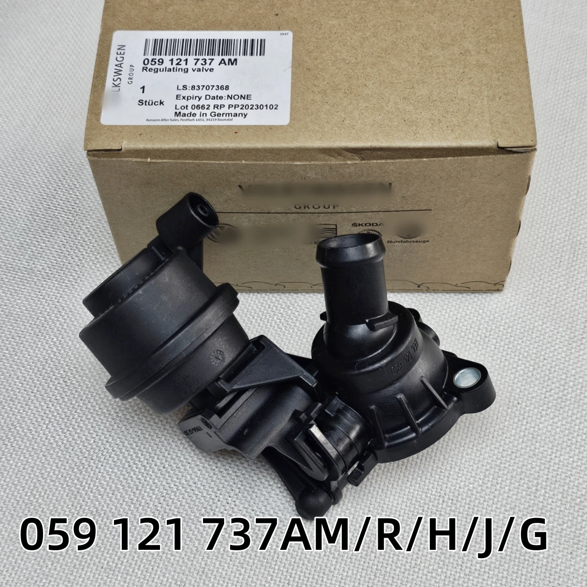 

Car Intermediate Regulating Control Valve Cooling Water Diesel Engine For AUDI 3.0T A8 Q5 8R A6 Avant S6 VW Touareg 059121737AM