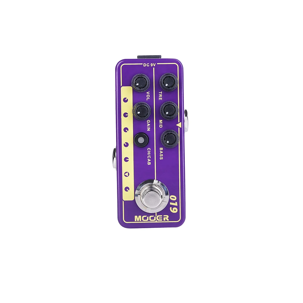 

MOOER 019 UK Gold PLX Micro Digital Preamp Guitar Effect Pedal Preamp 70's Classic Rock Guitar Effect Pedal Cabinet Simulation