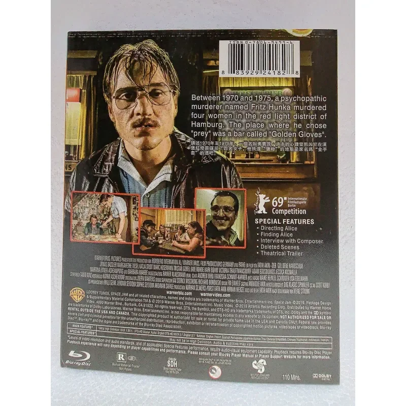 Blu-ray Disc Golden Glove Movie High Definition Video Collection