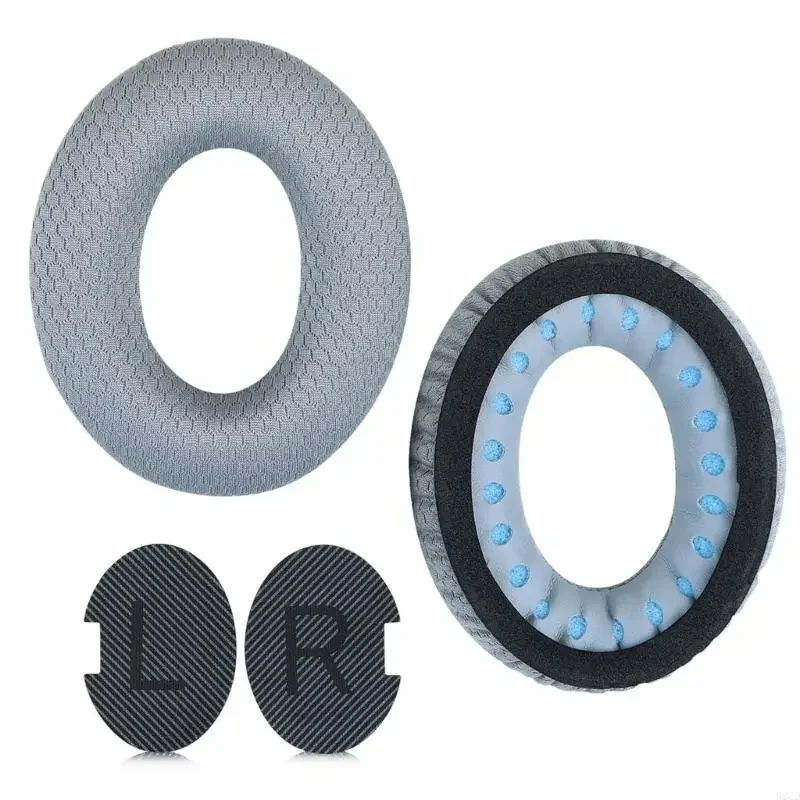 YAYINCC Ersatz-Ohrpolster aus atmungsaktivem Mesh-Material mit bequemem Memory-Schaum für Bose QC15 QC35 QC2 QC25 AE2 Soundlink2 Headset – Detail 2