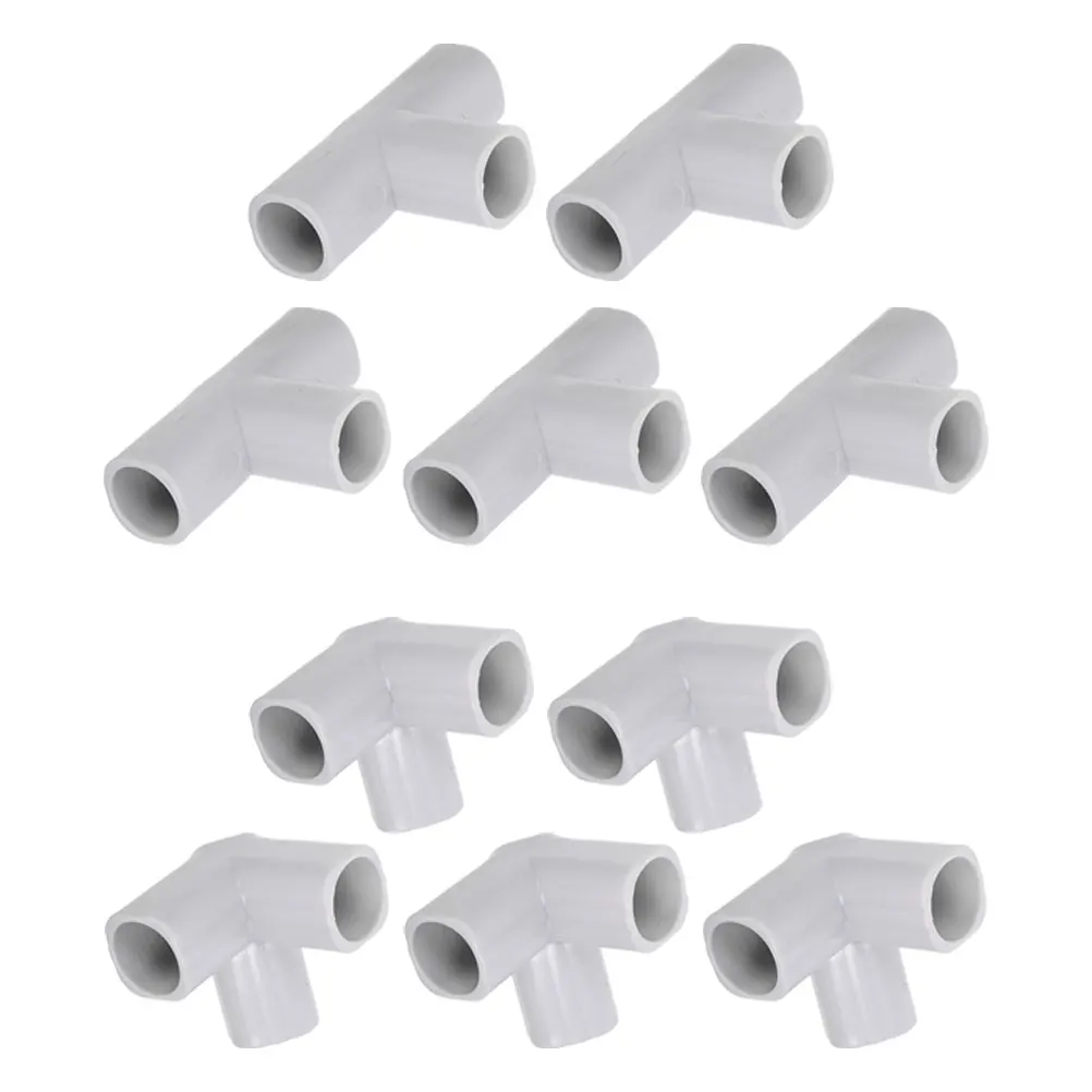 

10 Pcs Baby Guardrail Accessories Playpens Stabilizer Component Yard Connector Fence Connectors Parts Grey Pet Gate Replacement