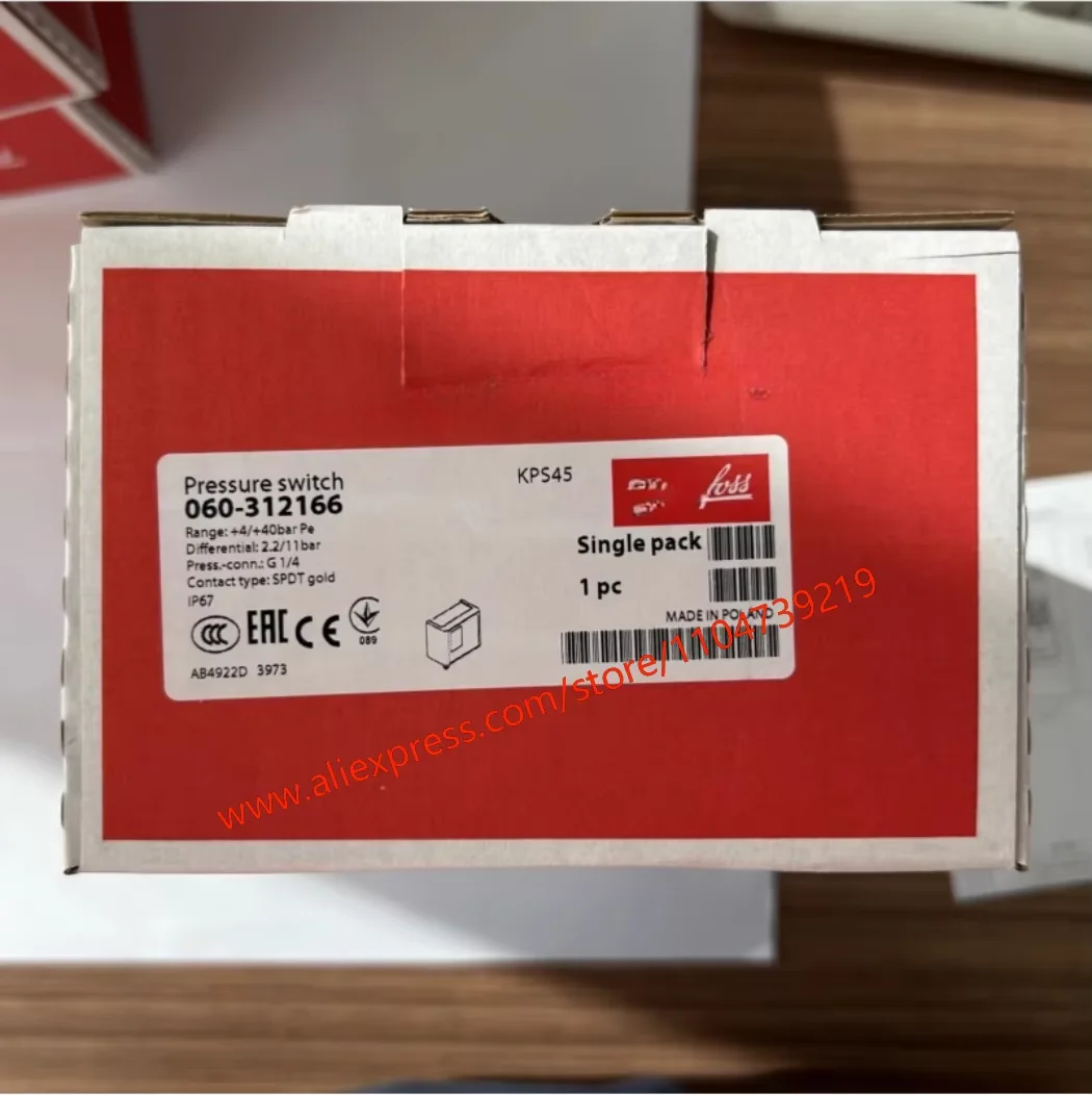 

Danfoss Pressure Switch KPS31 060-310966/KPS31 060-311066/KPS33 060-310366/KPS33 060-310466/KPS35 060-310066/KPS35 060-310566