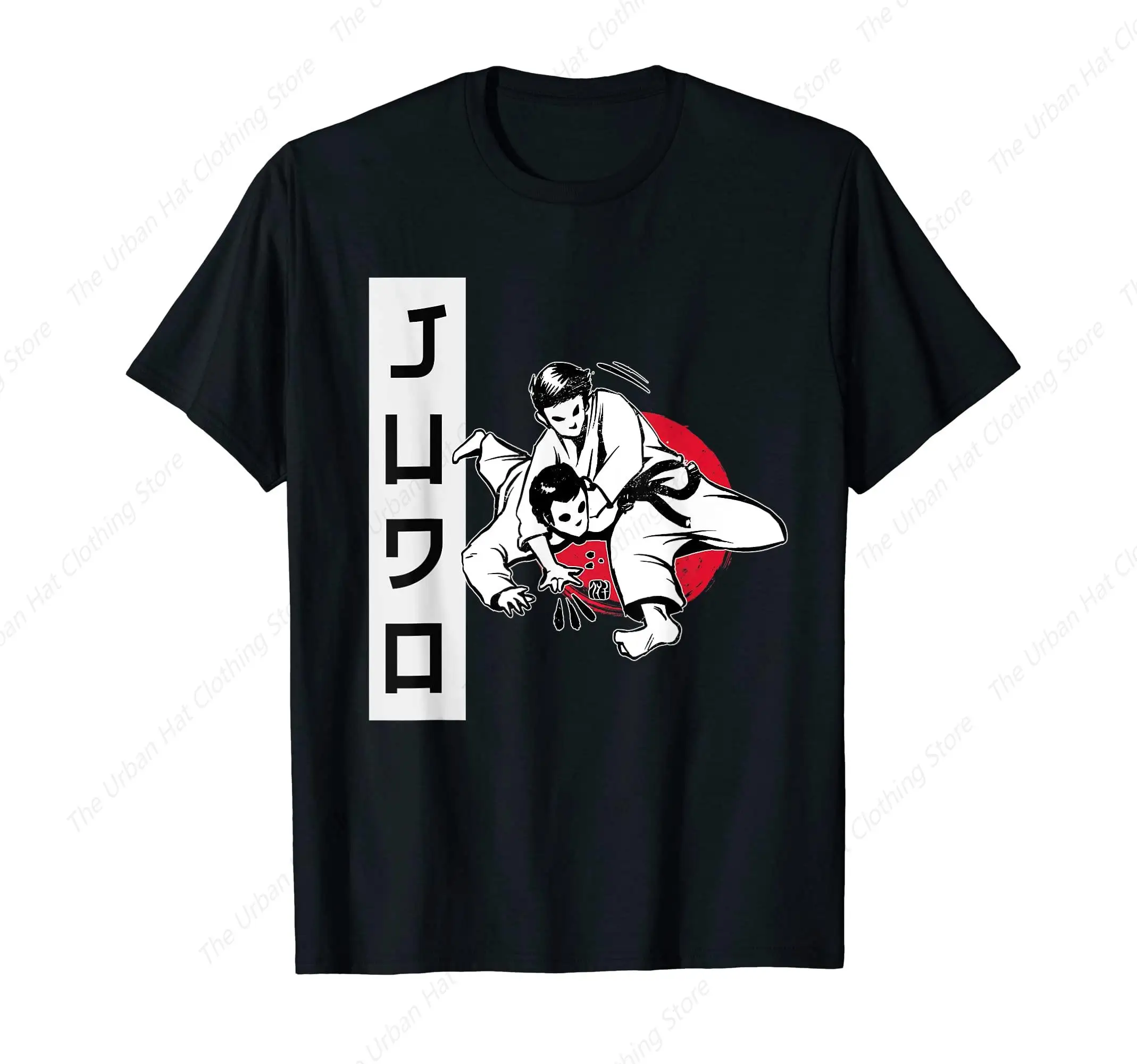 Judo shirt Japan look Judoka Judo T-Shirt Fashion Cotton Crew Neck Short Sleeves Man Clothig for Daily Casual Tee Tops