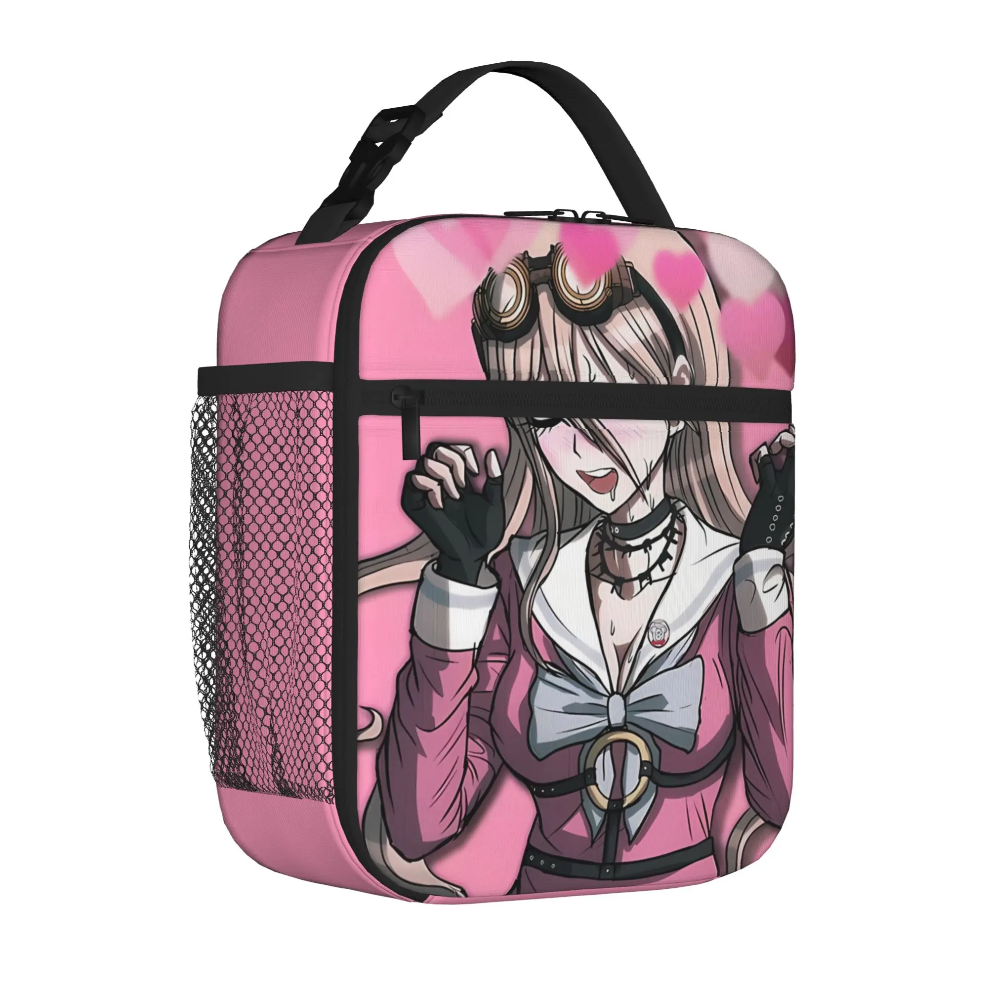 1 Piece Portable Lunch Container Miu Iruma Edit Zipper Closure Durable Pocket Danganronpa For Lunch Box Bag