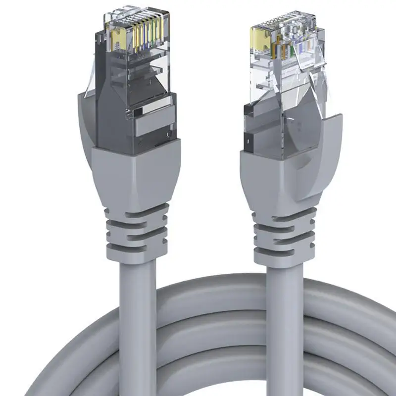 초고속 Cat8 LAN 네트워크 케이블 패치 코드, 금도금 RJ45 커넥터 포함, 8 코어 네트워크 케이블 트위스트 페어