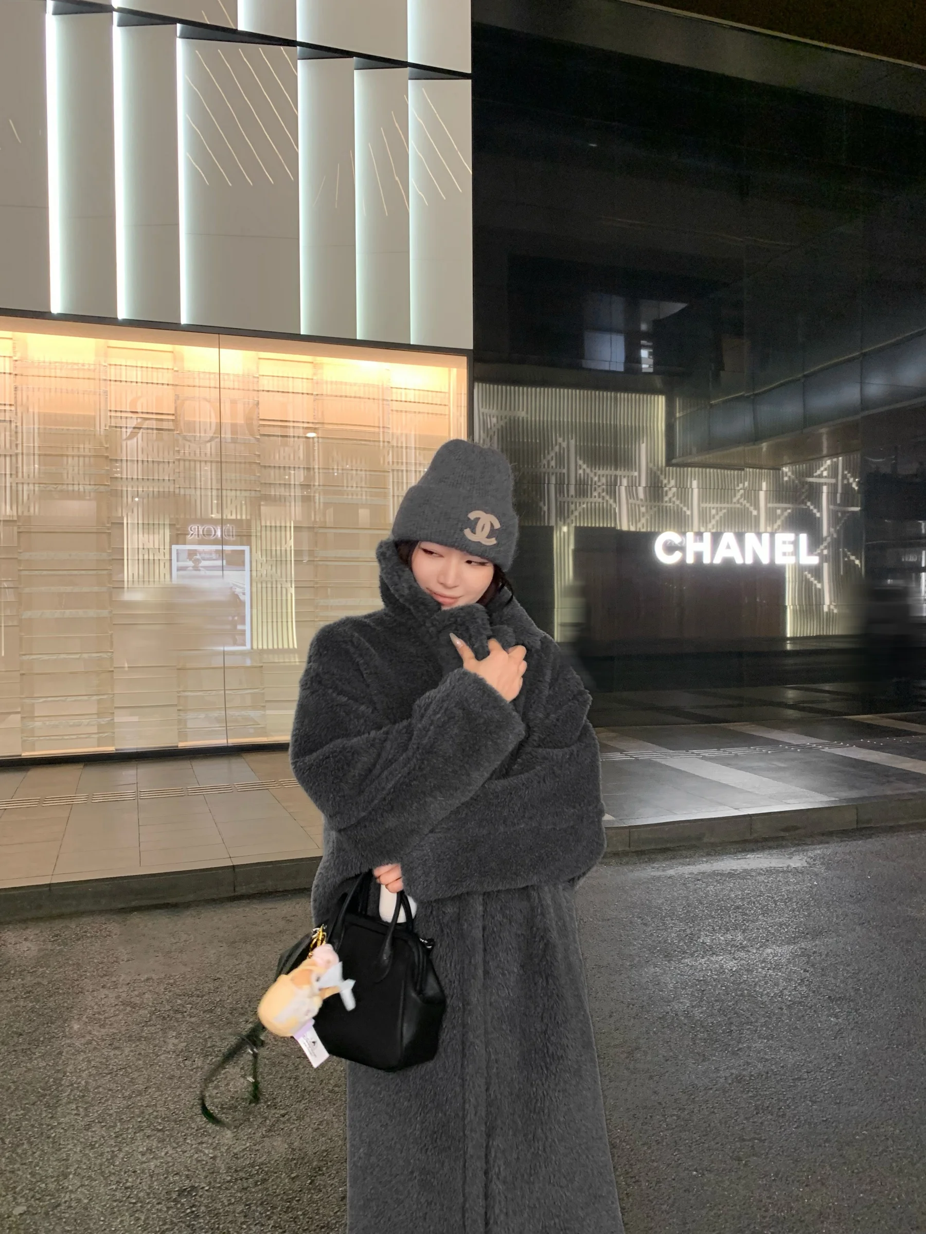 5werkwen Klassieke Teddy-wollen jas Thiened winterbovenkleding voor dames met lange mouwen, stand-fit en dubbele knoopsluiting