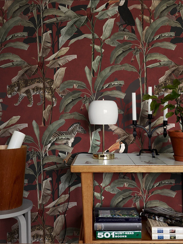 personalizado-europeu-medieval-plantas-tropicais-pano-de-parede-papel-de-parede-para-sala-estar-quarto-leopardo-animal-mural-adesivos