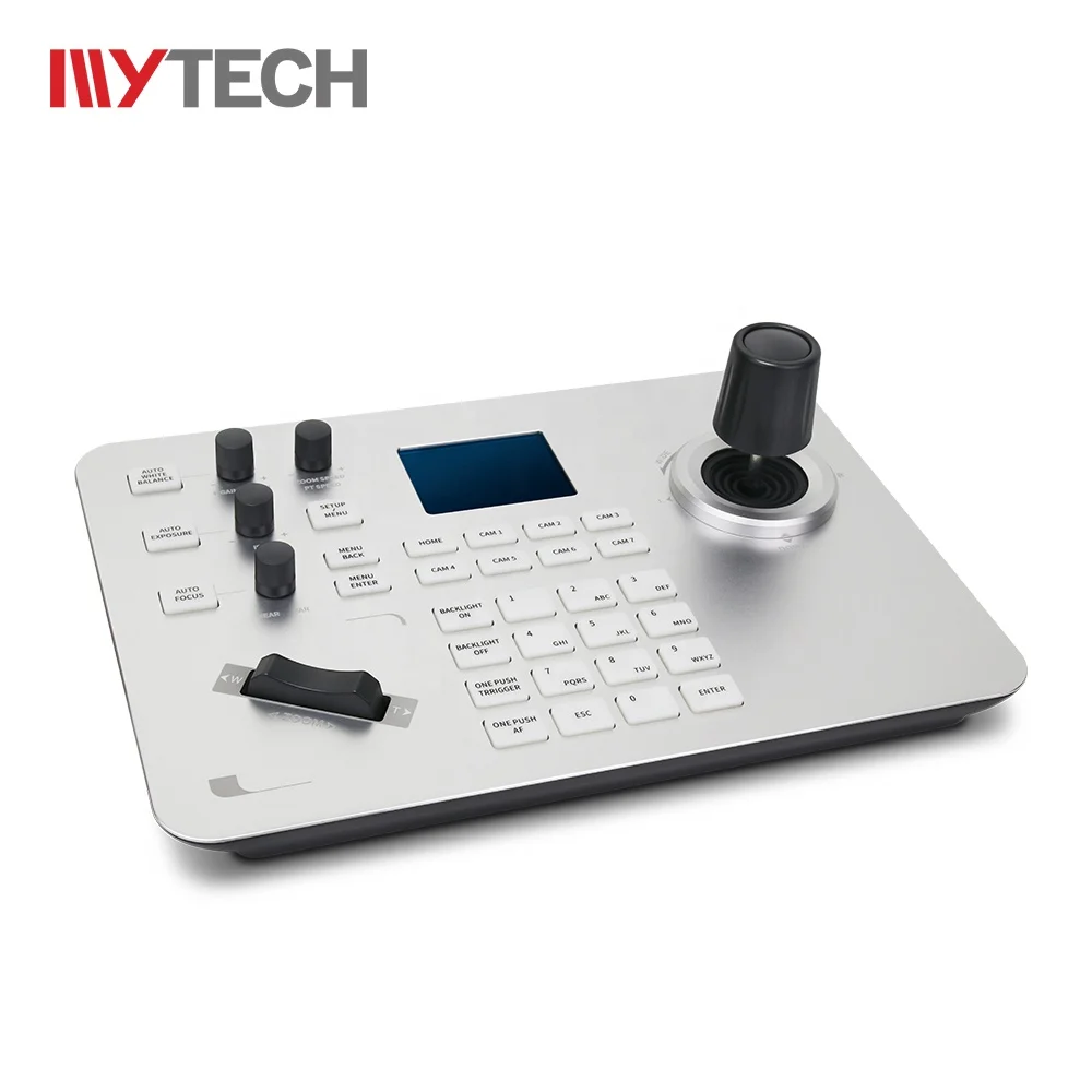 Factory Wholesale Remote Control PTZ Joystick Keyboard Controller For Video Conference System LCD Screen