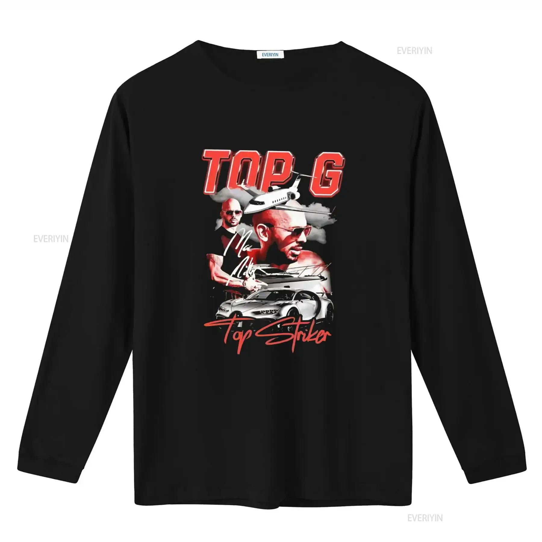 Hot Andrew Tate Top G Striker Cotton T Shirt All Size vintage Washed fashion graphic Slightly Versatile streetwear Comfortable