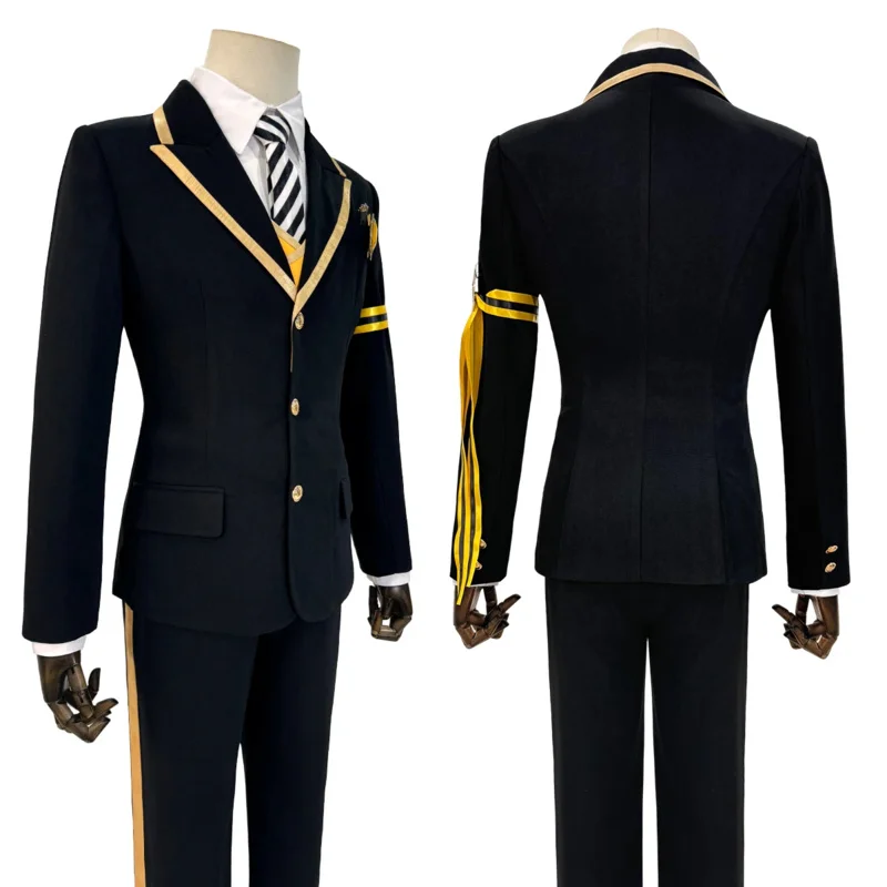 

Twisted Game Heartslabyul Savanaclaw Косплей Костюм Школьная форма Костюм Жилет Рубашка Хэллоуин Рождественский подарок6;d'3,h'7.b;