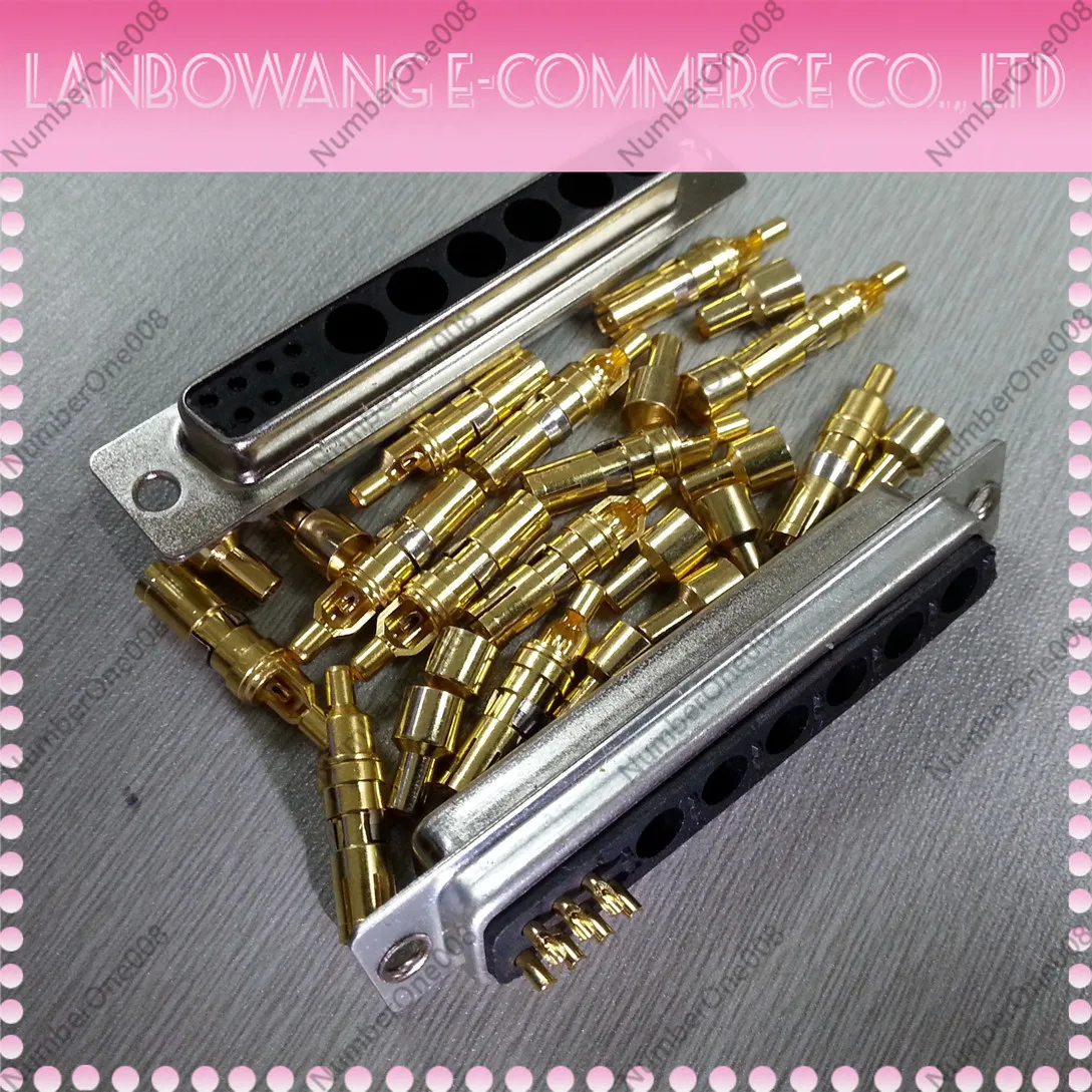 D-SUB 13W6 Female Connector Solder Type RF Coaxial Socket Female Receptacle for Cable