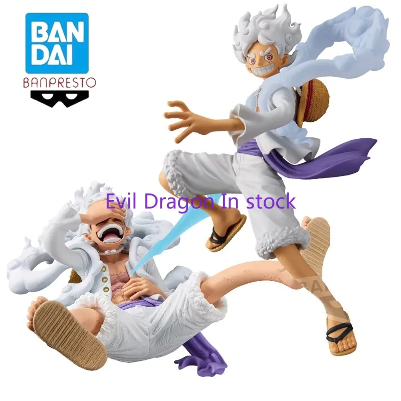 

Bandai Banpresto One Piece Nika Monkey D. Luffy Anime Action Figure Gear5 Ver. PVC DXF Collectible Boxed Doll Model Toy Gift