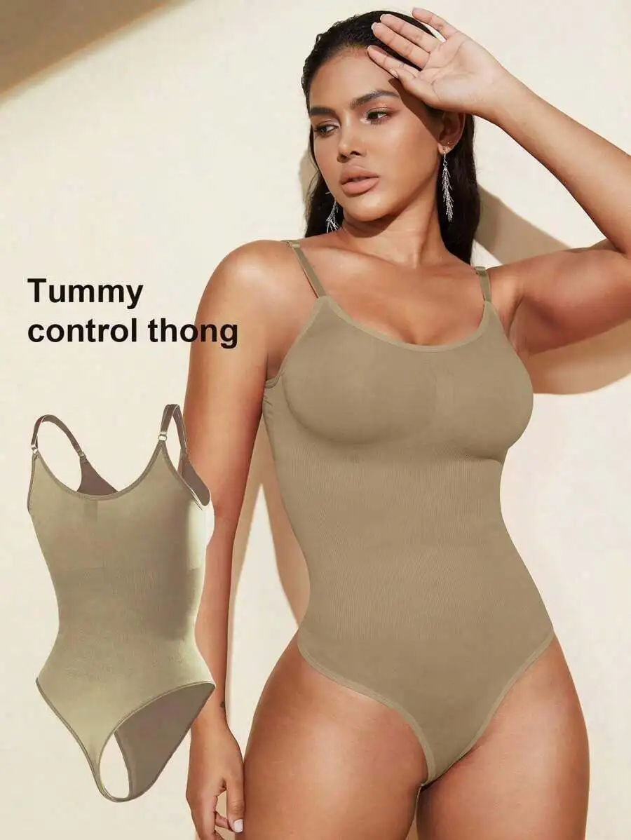 Womens Seamless Shaping Bodysuit Tummy Control