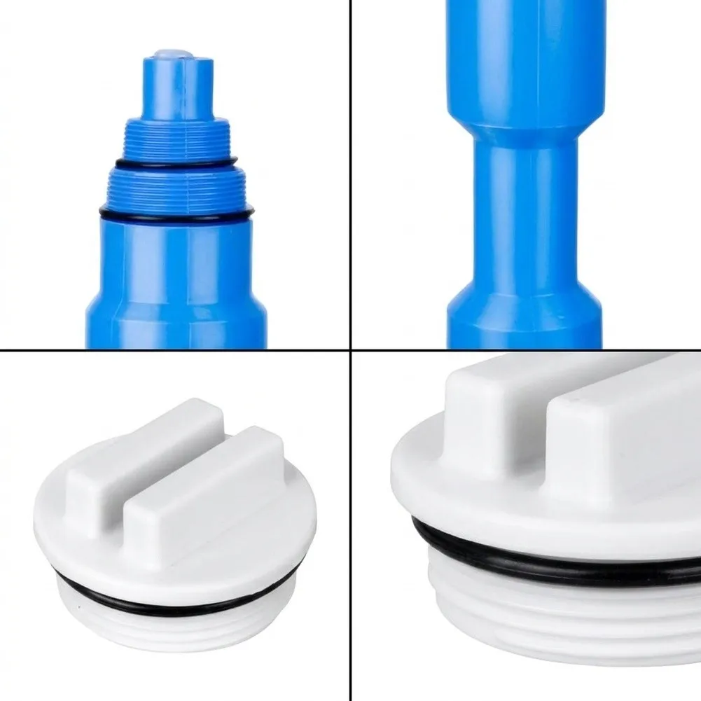 For 16 Inch Pool Skimmer Stopper for Above Ground Pools For 1 For 1/2 Inch and 2 Inch Thread Compatibility Plastic