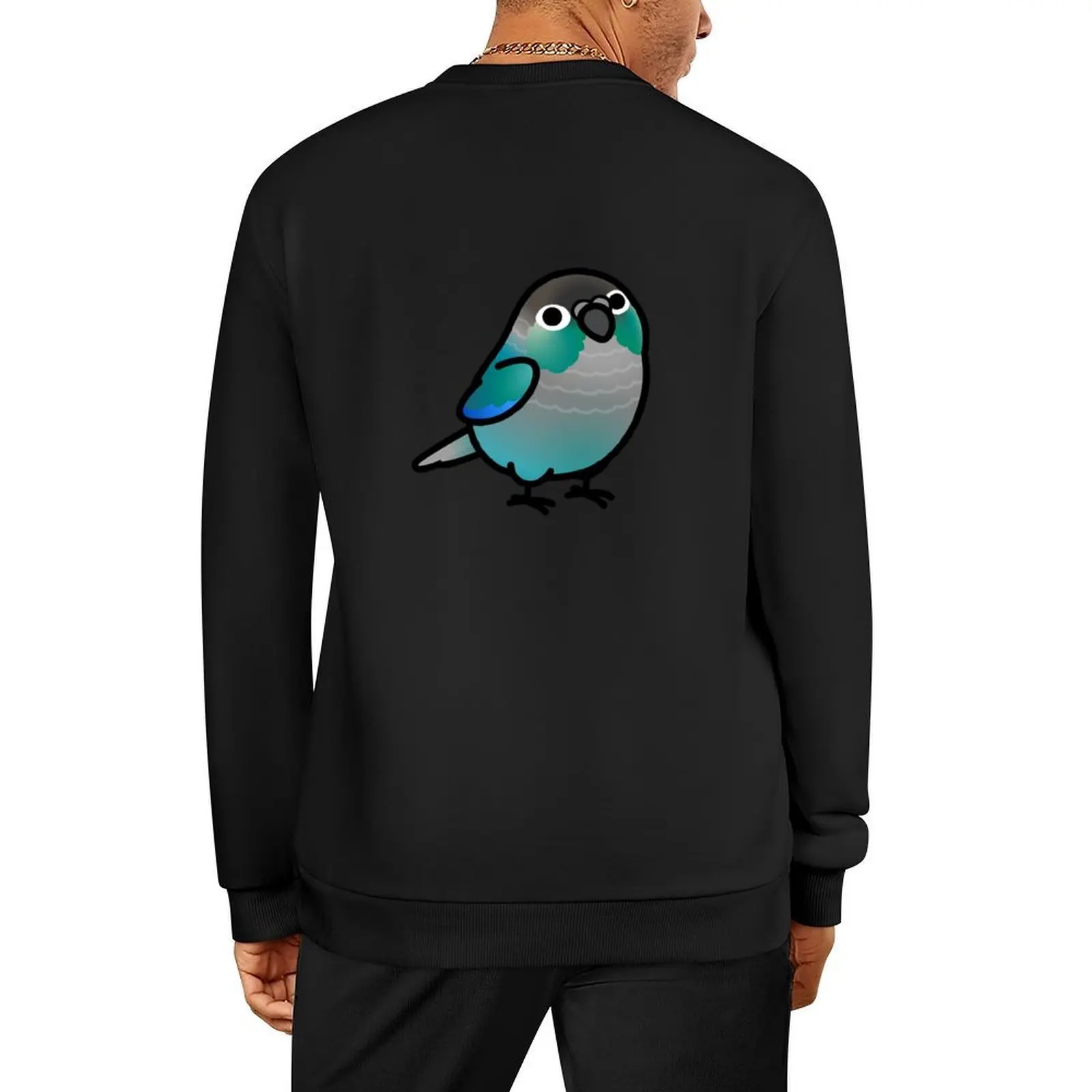 

Chubby Green Cheek Conure Turquoise Pullover blouse autumn clothes tracksuit men new hoodies and sweatshirts