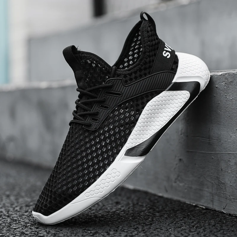 

New Fashion Men Casual Sport Running Sneakers Flying Woven Shoes Fashion Trend Board Shoes Comfort Skateboard Shoes