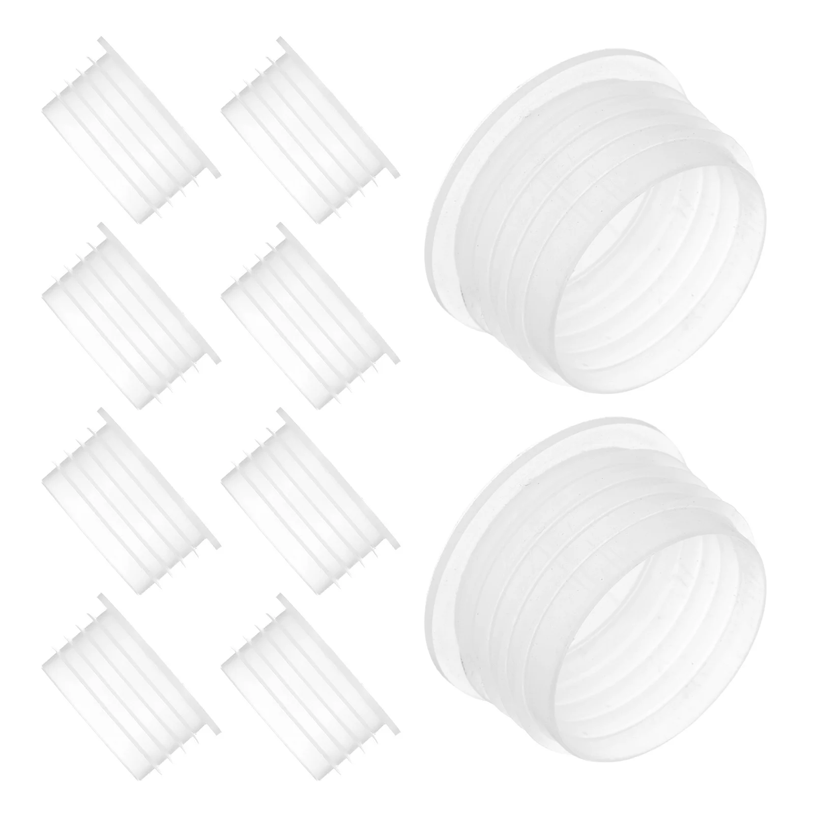 10 قطعة صندوق زراعة مستدير شفاف التوصيل استبدال نهاية قبعات لزراعة الخضراوات اناء للزهور ختم سدادة قابلة لإعادة الاستخدام مقاوم للماء