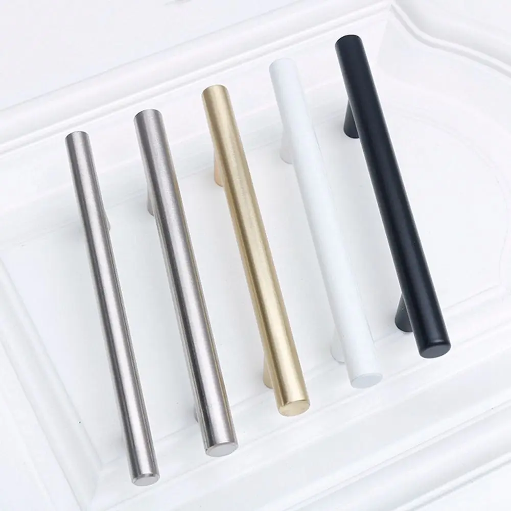 

Stainless Steel 1Pcs Modern Simple White Single Hole Cabinet Handle Furniture Hardware Drawer Handle Door Knobs