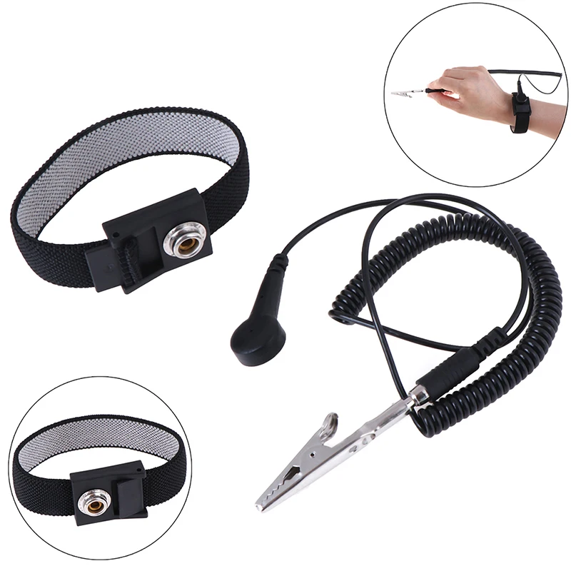 Adjustable anti-static esd strap antistatic grounding bracelet wrist band tool