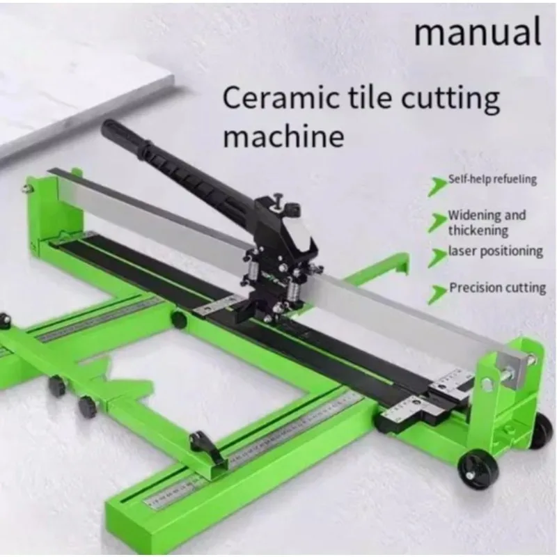 【Best-selling】Port le Manual Push Pull Rail Tile Cutter with   600mm 800mm for Home DIY Floor Wall