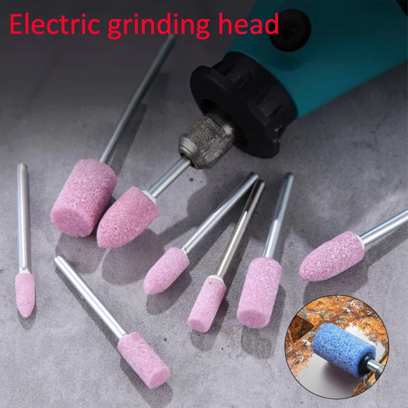 10PCS Abrasive Polishing Wheel Heads Mounted Grinding Wheel Fit Rotary Electric Power Tools Electric Grinder Grinding Wheel Head