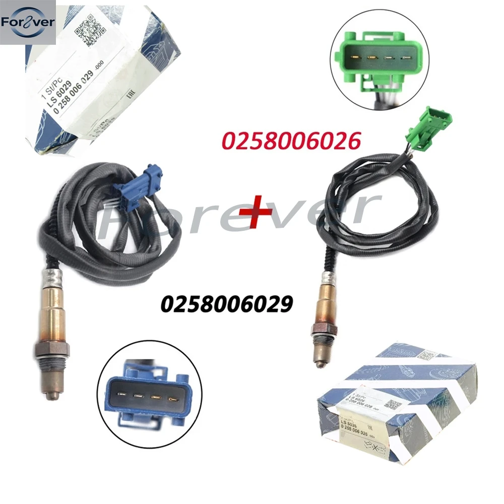 

2 PIECES New Oxygen Sensor OEM 0258006026 , 0258006029 Fit For Citroën PEUGEO-T 206 301 307 308 406 607 807