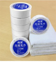5 Pcs Compressed Towel Portable Travel Towel Microfiber Bath Towel Outdoor Shower Magic Towel Cotton Bathing Accessories