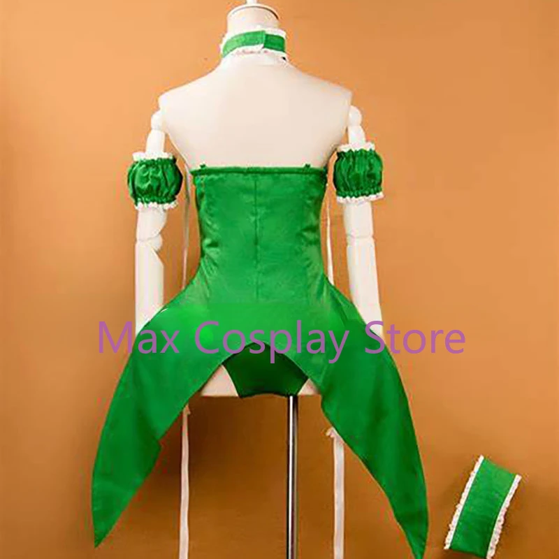 Max Anime Retasu Midorikawa Mew Lettuce Maid Dress Cosplay Costume Custom Sizes MM