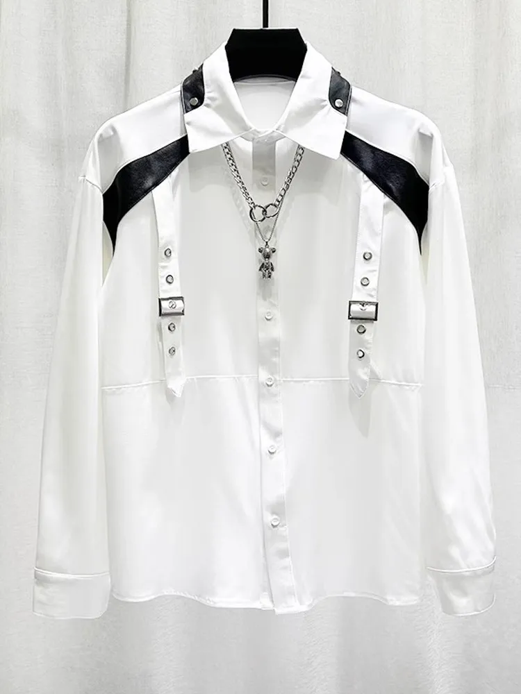 

Мужская рубашка в клетку на весну-осень, приталенная, с длинным рукавом, в британском стиле, модная, на пуговицах, повседневная, молодежная, стильная одежда